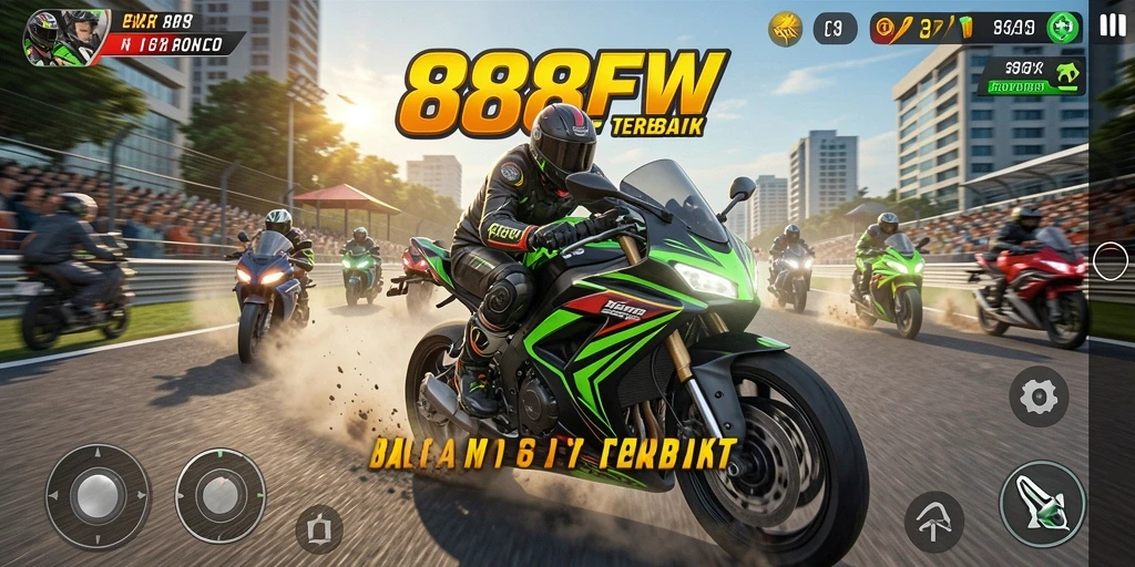 Gameplay seru dengan kecepatan tinggi dalam 888FW.
