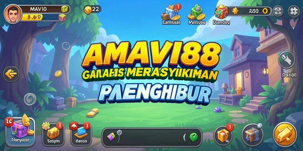 Screenshot menunjukkan gameplay AMAVI88 yang santai dan menghibur.