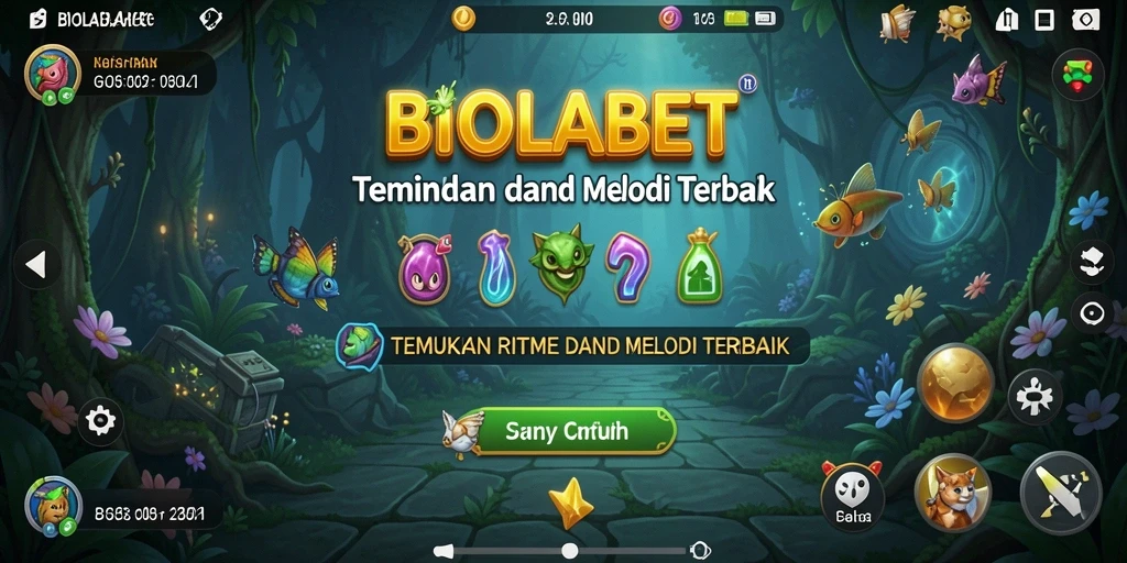 Gameplay seru BIOLABET dengan tantangan musik yang menarik.