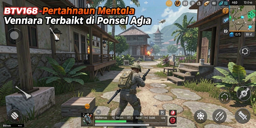 Tampilan gameplay menara dengan grafis yang menarik dan menantang.