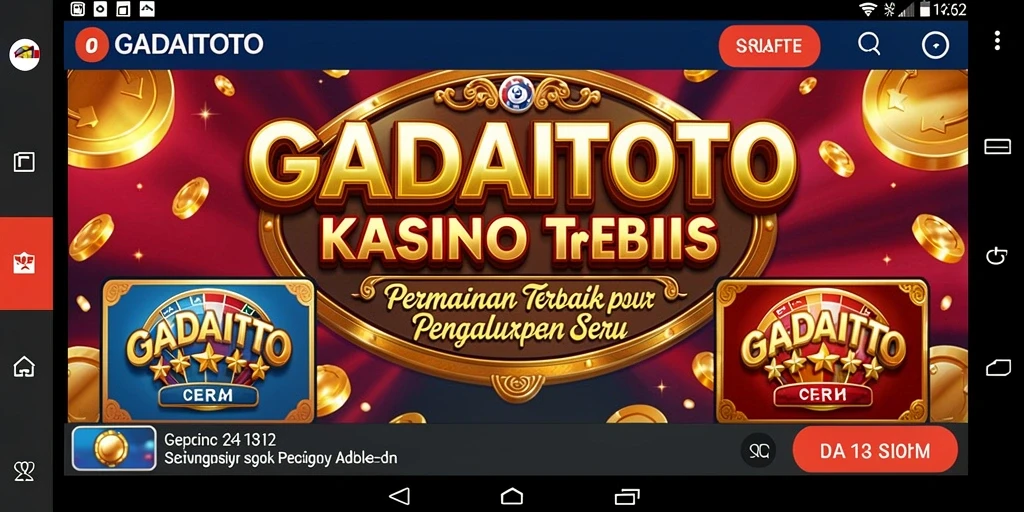 Tampilan gameplay menarik di GADAITOTO dengan suasana kasino yang nyata.