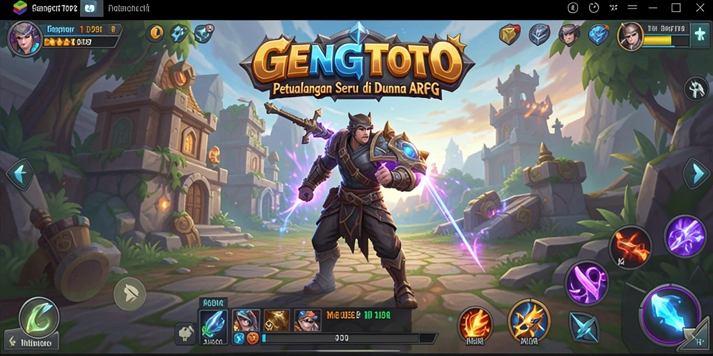 Screenshot gameplay GENGTOTO menampilkan aksi seru di dunia ARPG.