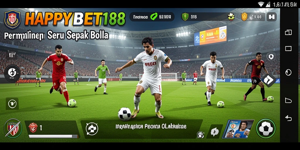 Tampilan gameplay sepak bola yang memikat dalam HAPPYBET188