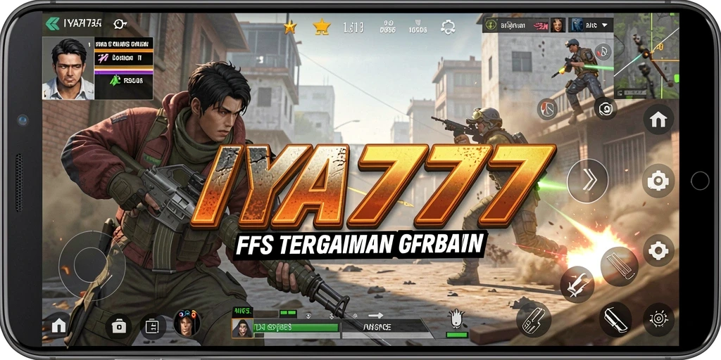 Tangkapan layar utama IYA777 menunjukkan aksi intens dalam gameplay FPS.