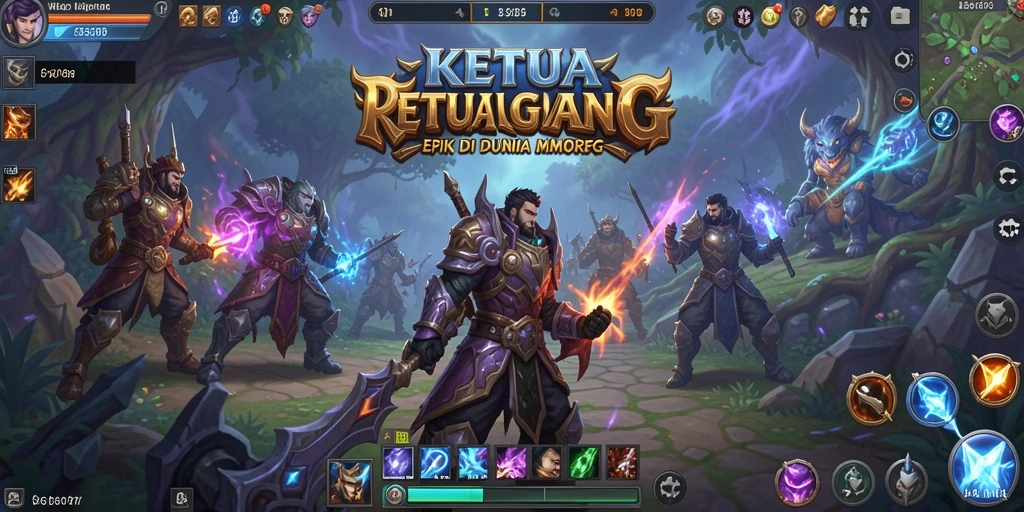 Tampilan gameplay KETUA yang menakjubkan dalam dunia MMORPG.