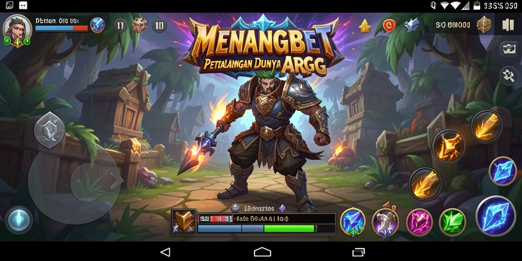 Screenshot gameplay <strong>MENANGBET</strong> menunjukkan aksi petualangan yang mendebarkan.