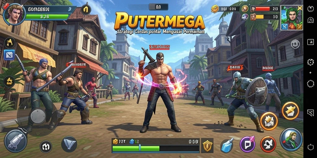 Gameplay PUTERMEGA yang menantang dan menarik.