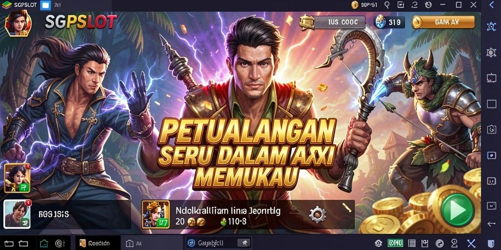 Gameplay SGPSLOT yang menegangkan dan penuh aksi ditampilkan dalam screenshot ini.