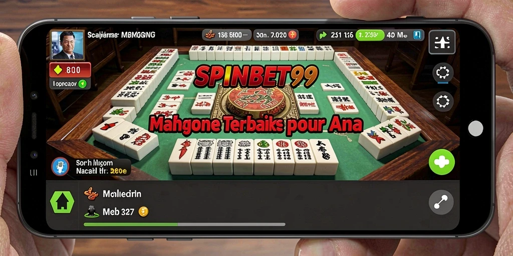 Tampilan seru gameplay Mahjong di SPINBET99.