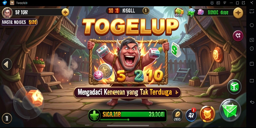 Tangkapan layar gameplay TOGELUP yang penuh ketegangan.