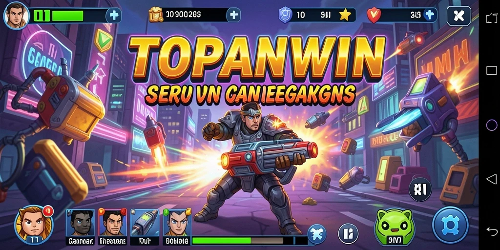 Screenshot gameplay TOPANWIN yang menunjukkan aksi seru dalam Arcade.