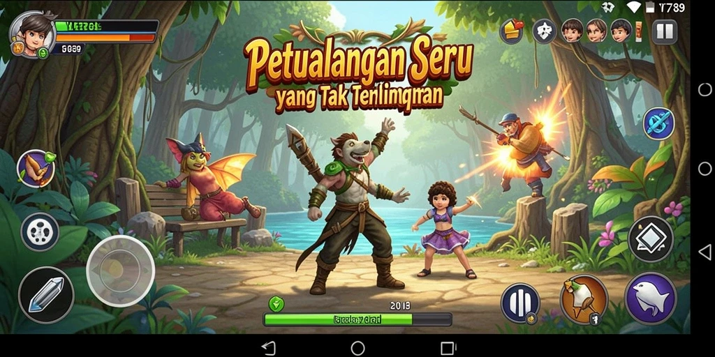 Tampilan gameplay dari VT789 yang menegangkan dan seru.