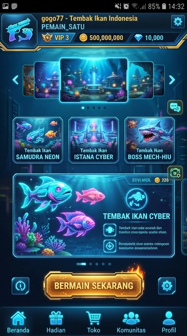 Screenshot proses pengunduhan aplikasi di gogo77.